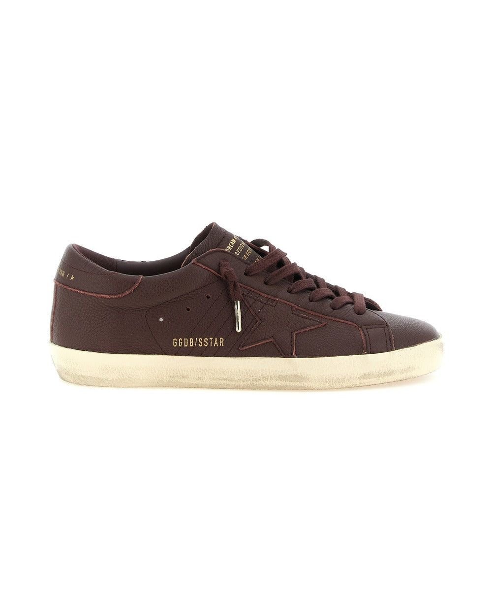 Bordeaux Cowhide Low Top Sneakers