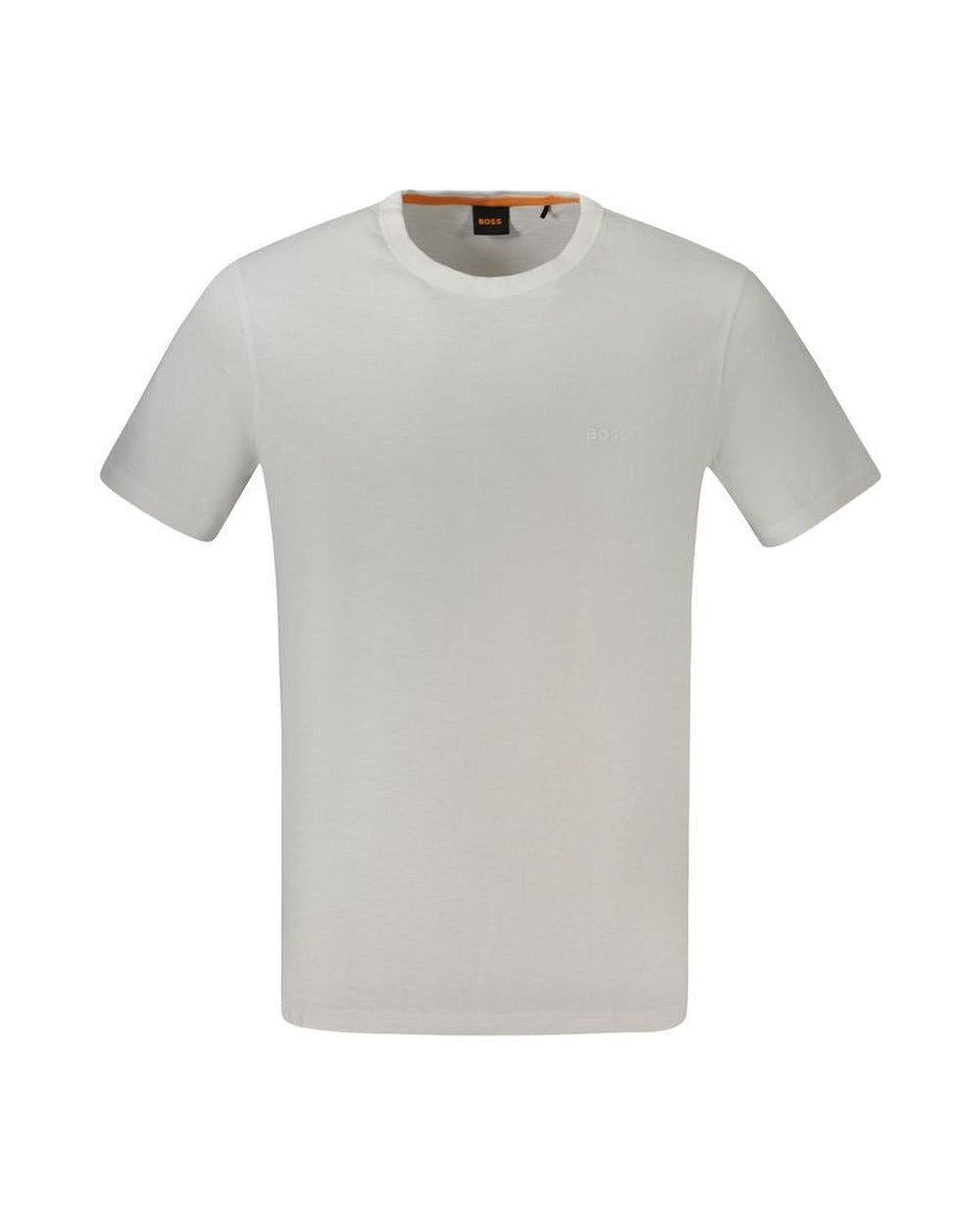 White Cotton Mens T-Shirt