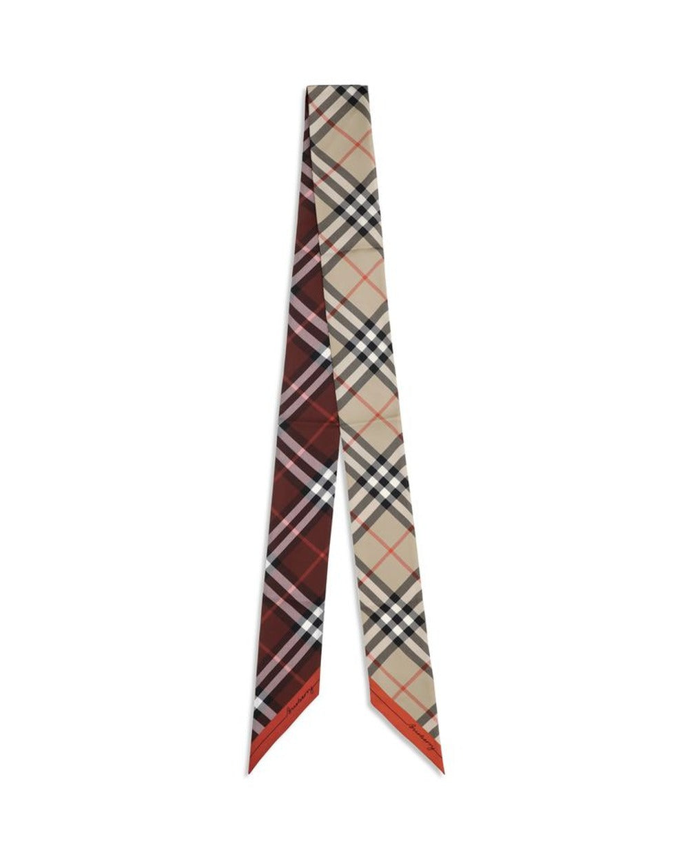 Burberry Beige Silk Scarf