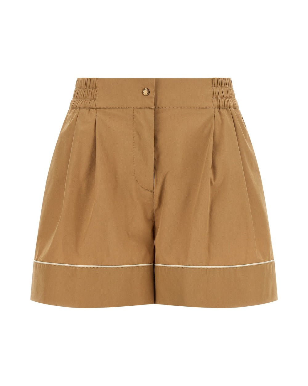 Moncler Beige Nylon Bermuda Shorts
