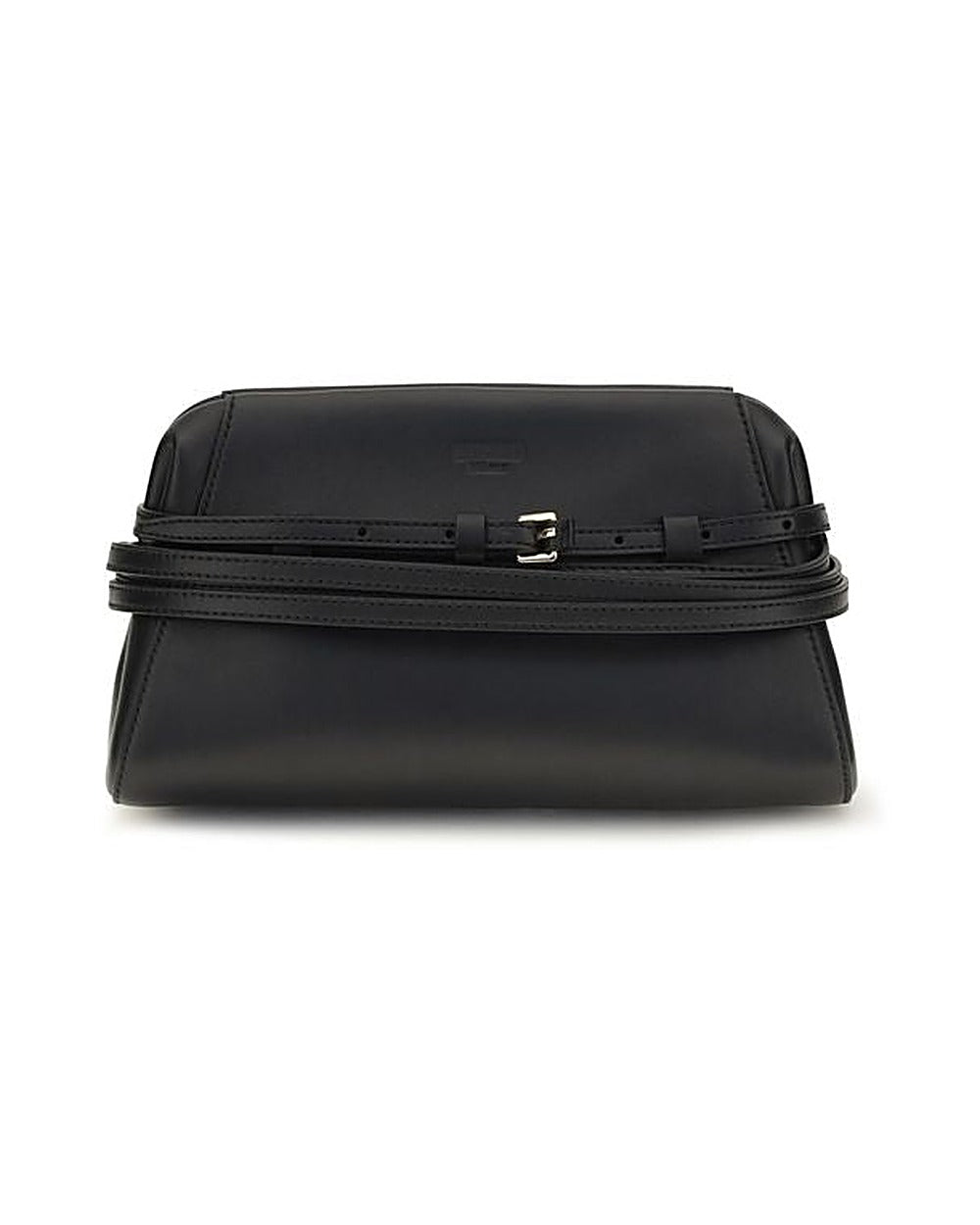 Black Goatskin Clutch Bag
