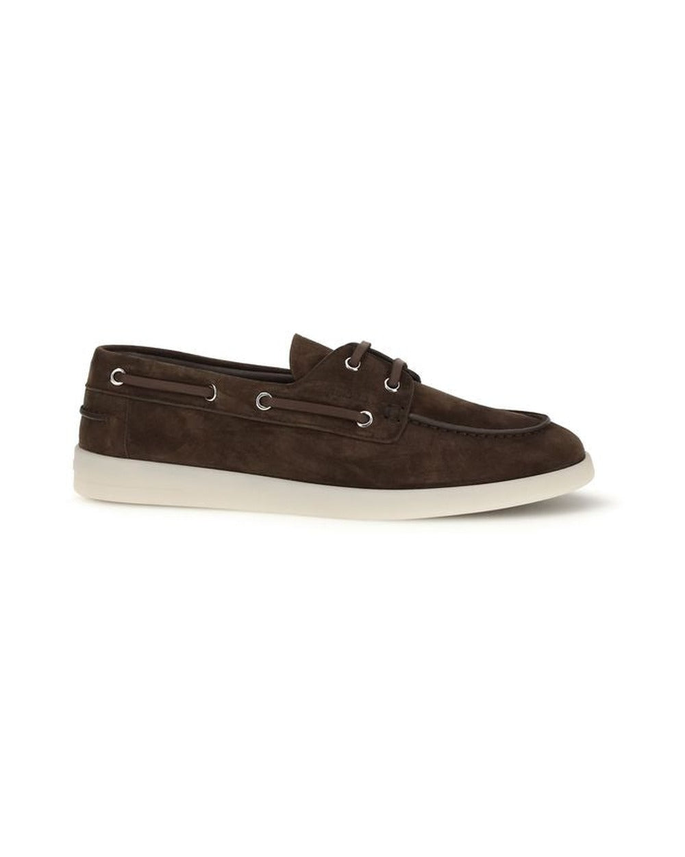 Brown Calf Leather Bos Taurus Slip-On Loafers