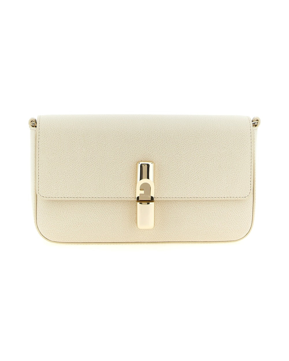 Furla White Calfskin Crossbody Bag