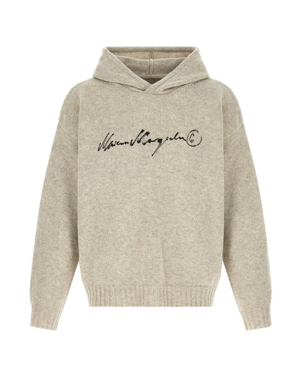 MM6 Maison Margiela Gray Wool Cardigan