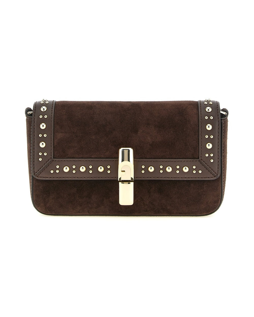 Furla Brown Calfskin Crossbody Bag