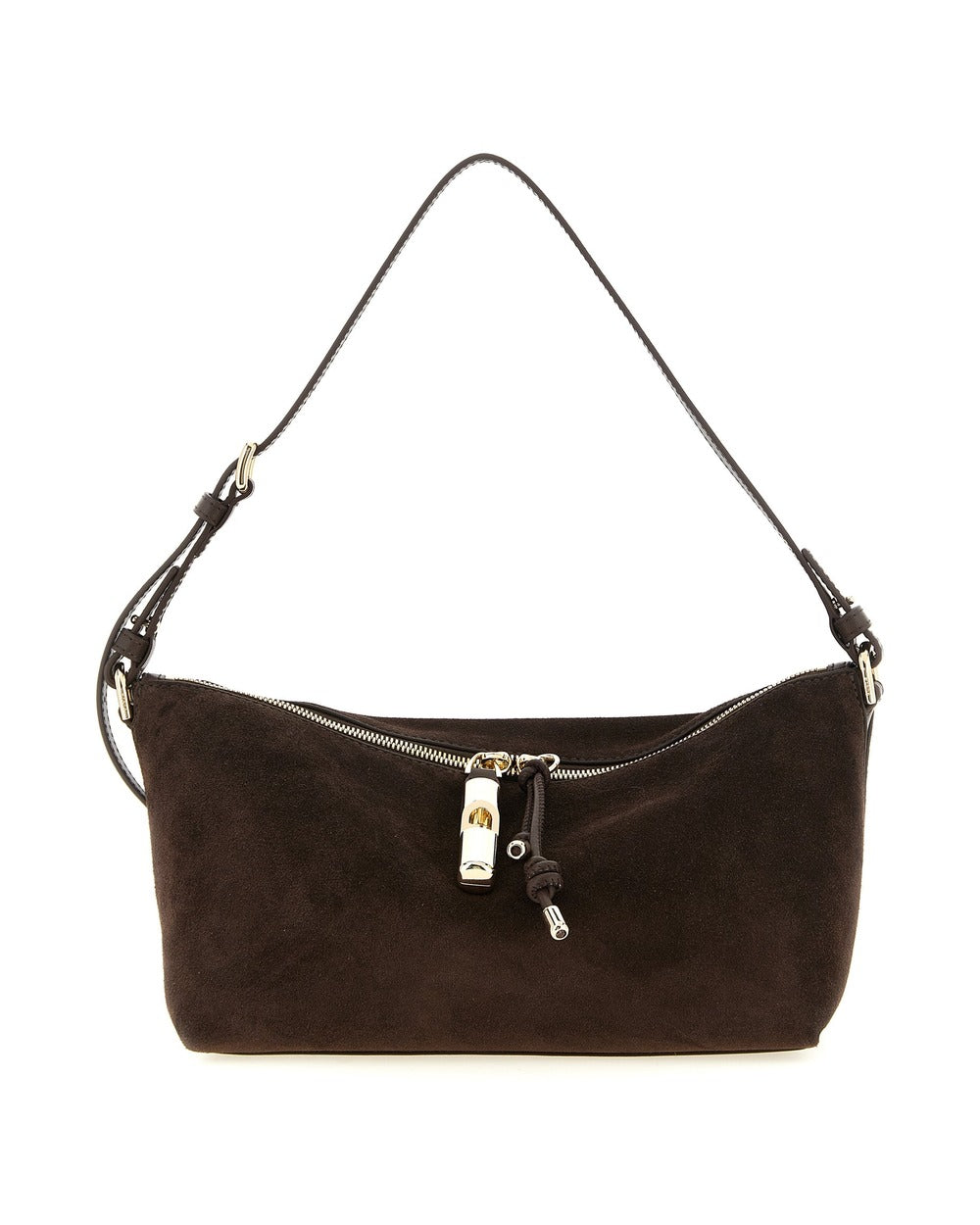 Furla Brown Calfskin Shoulder Bag