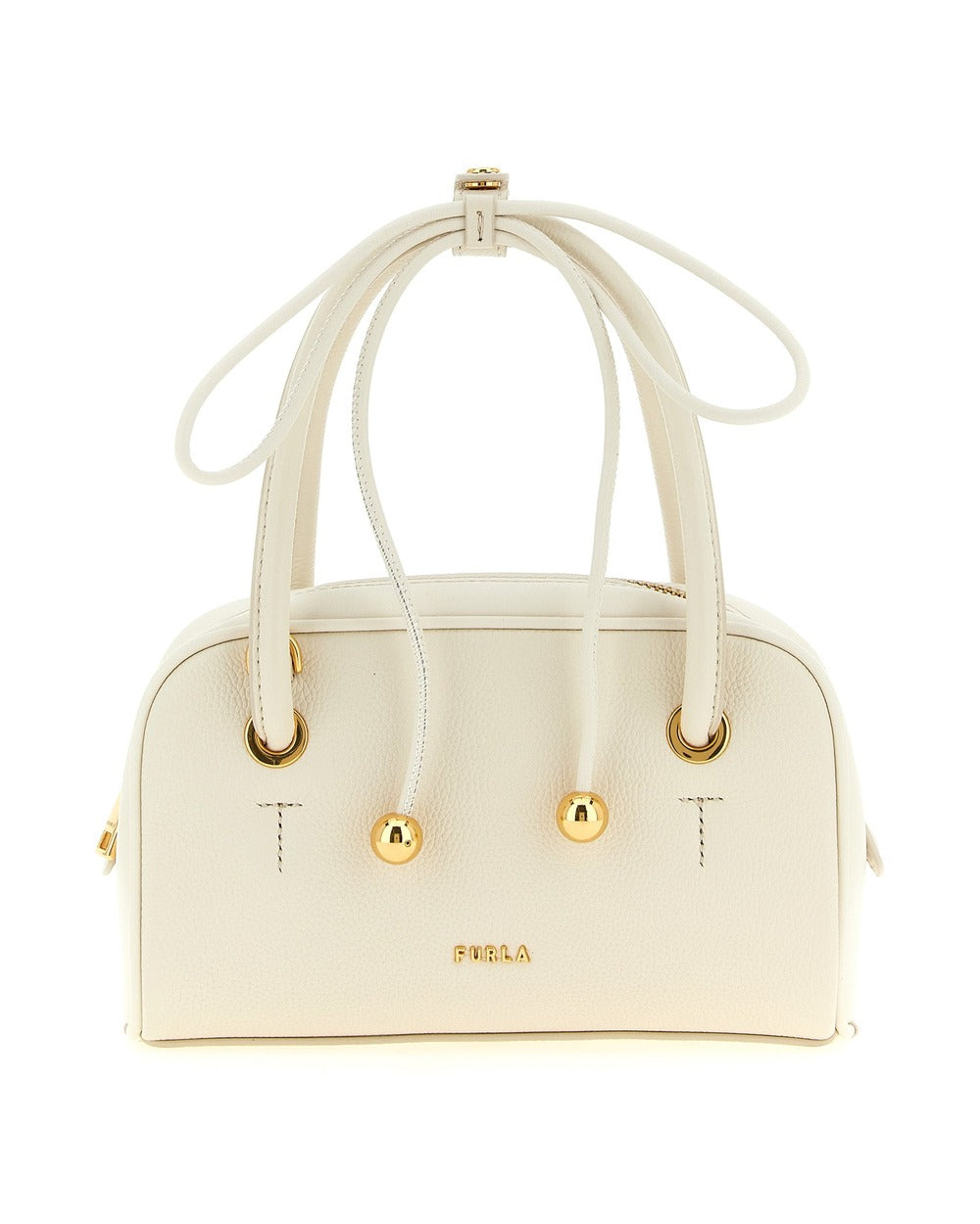 Furla White Calfskin Handbag