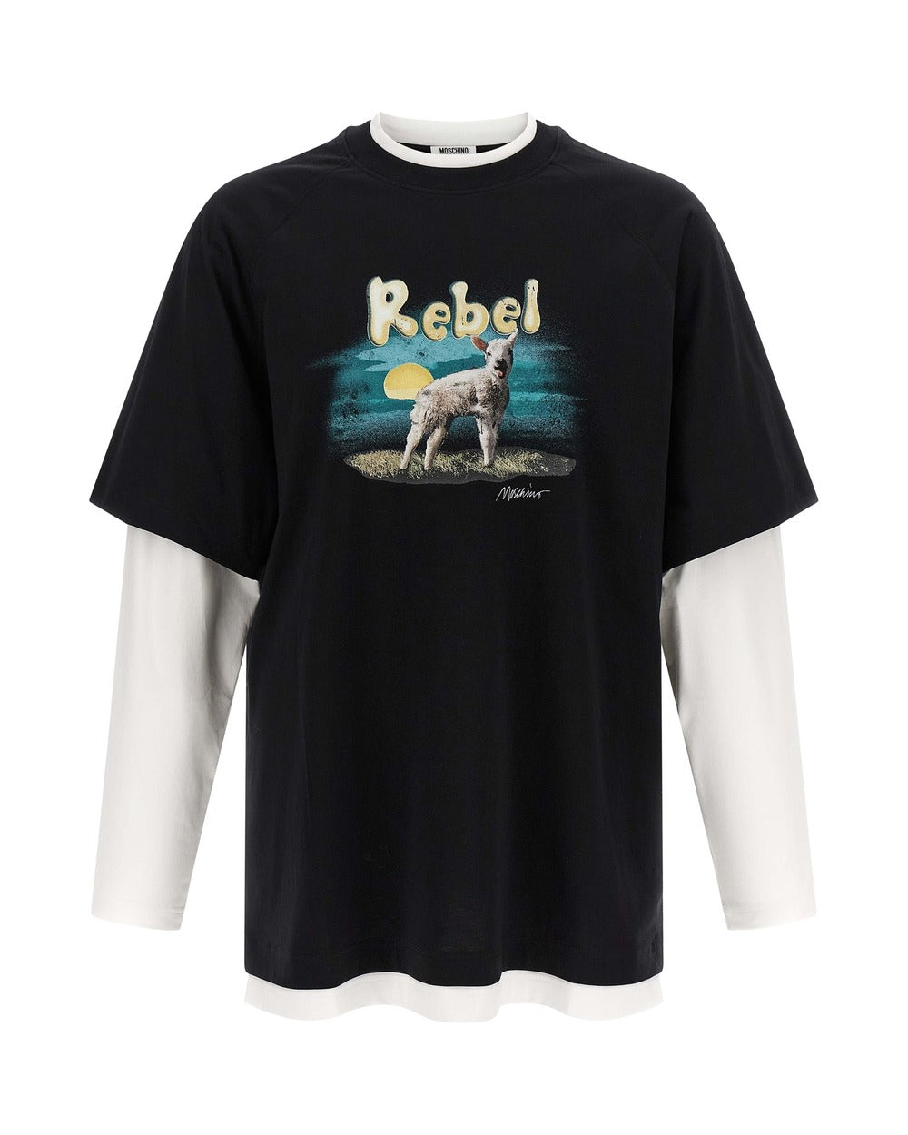 Moschino Multicolor Cotton T-Shirt