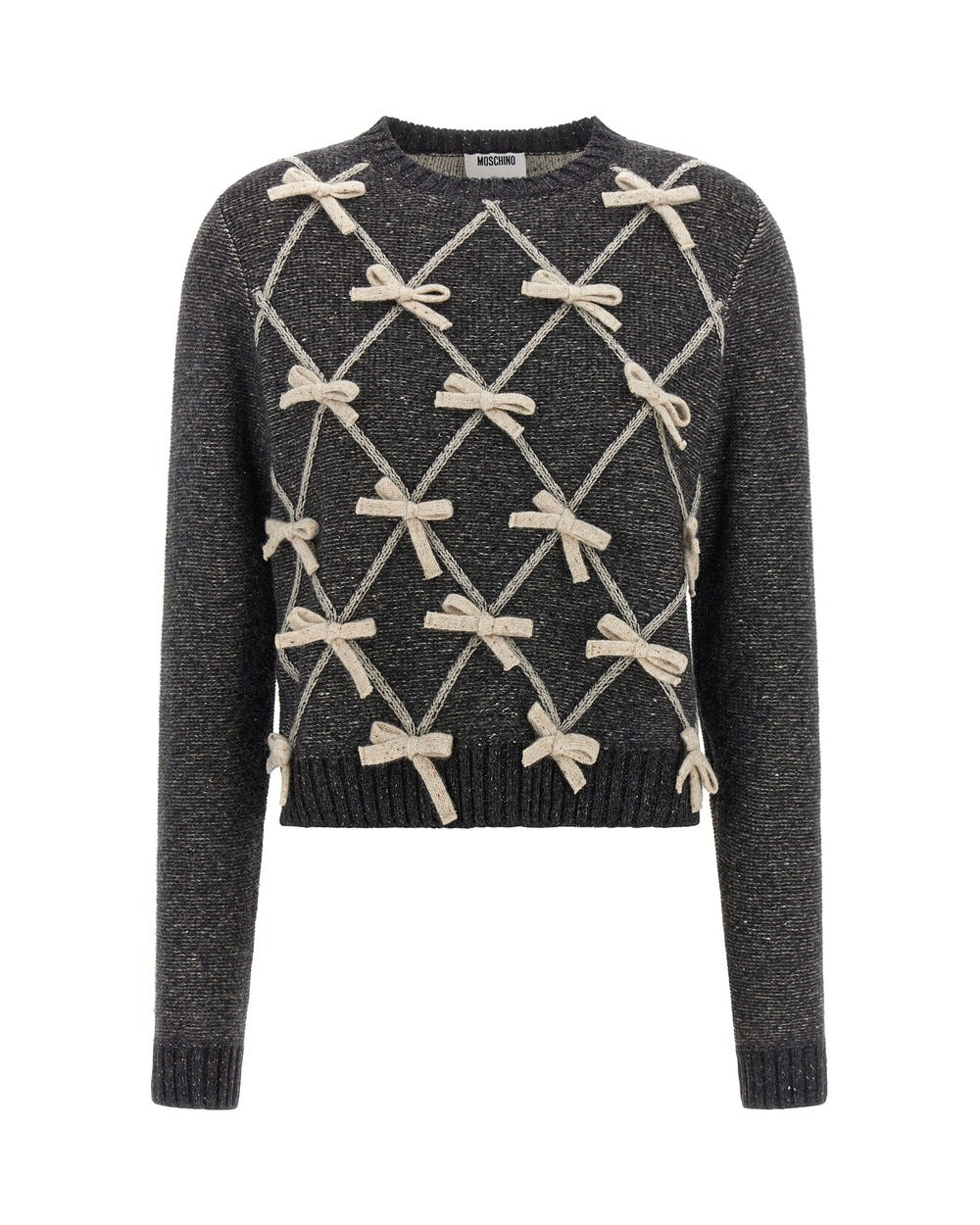Moschino Gray Wool Cardigan