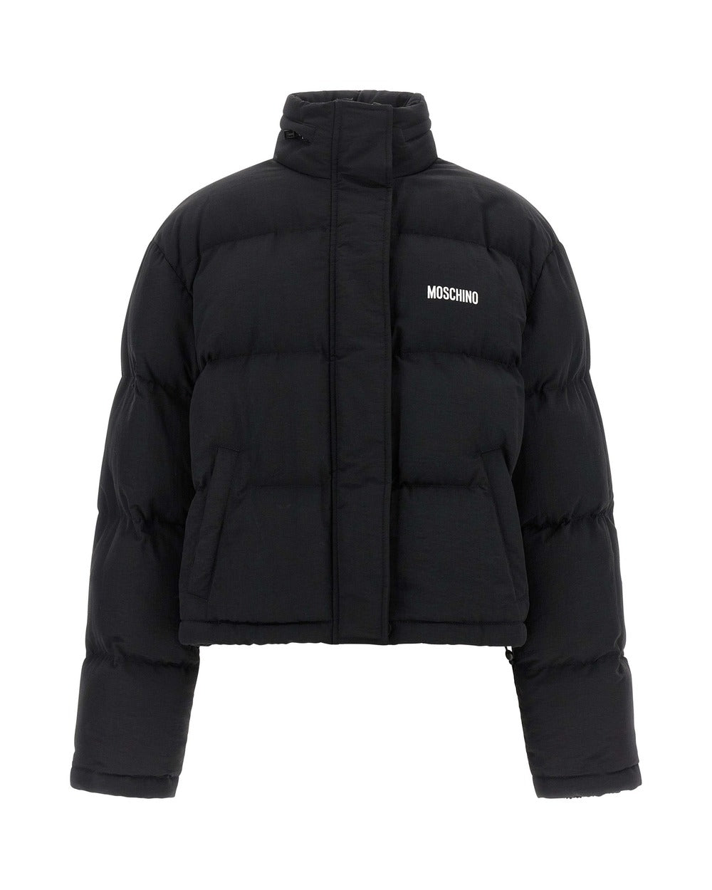 Moschino Black Polyamide Bomber
