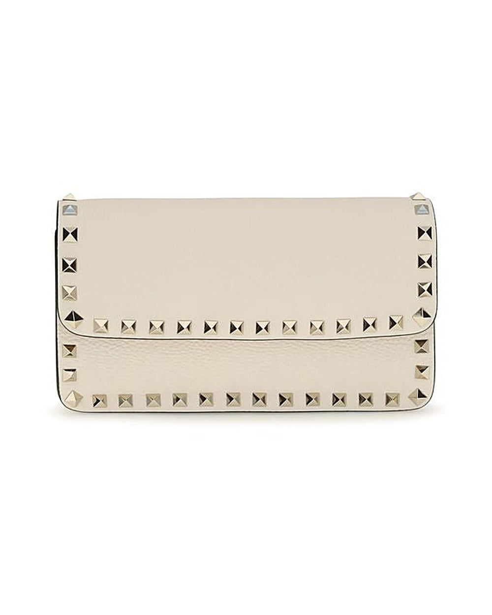 Beige Calf Leather Bos Taurus Wallet