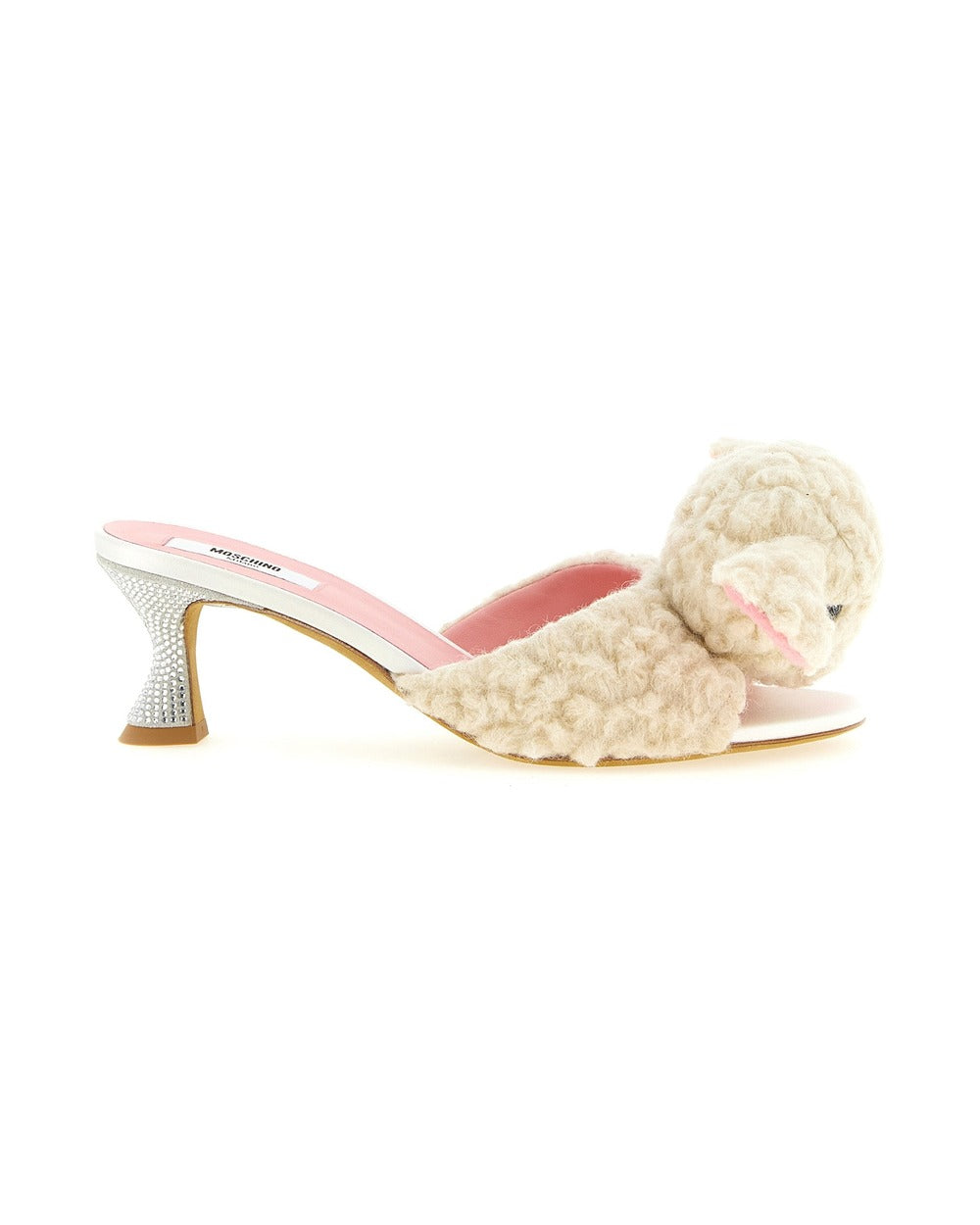 White Virgin Wool Mules