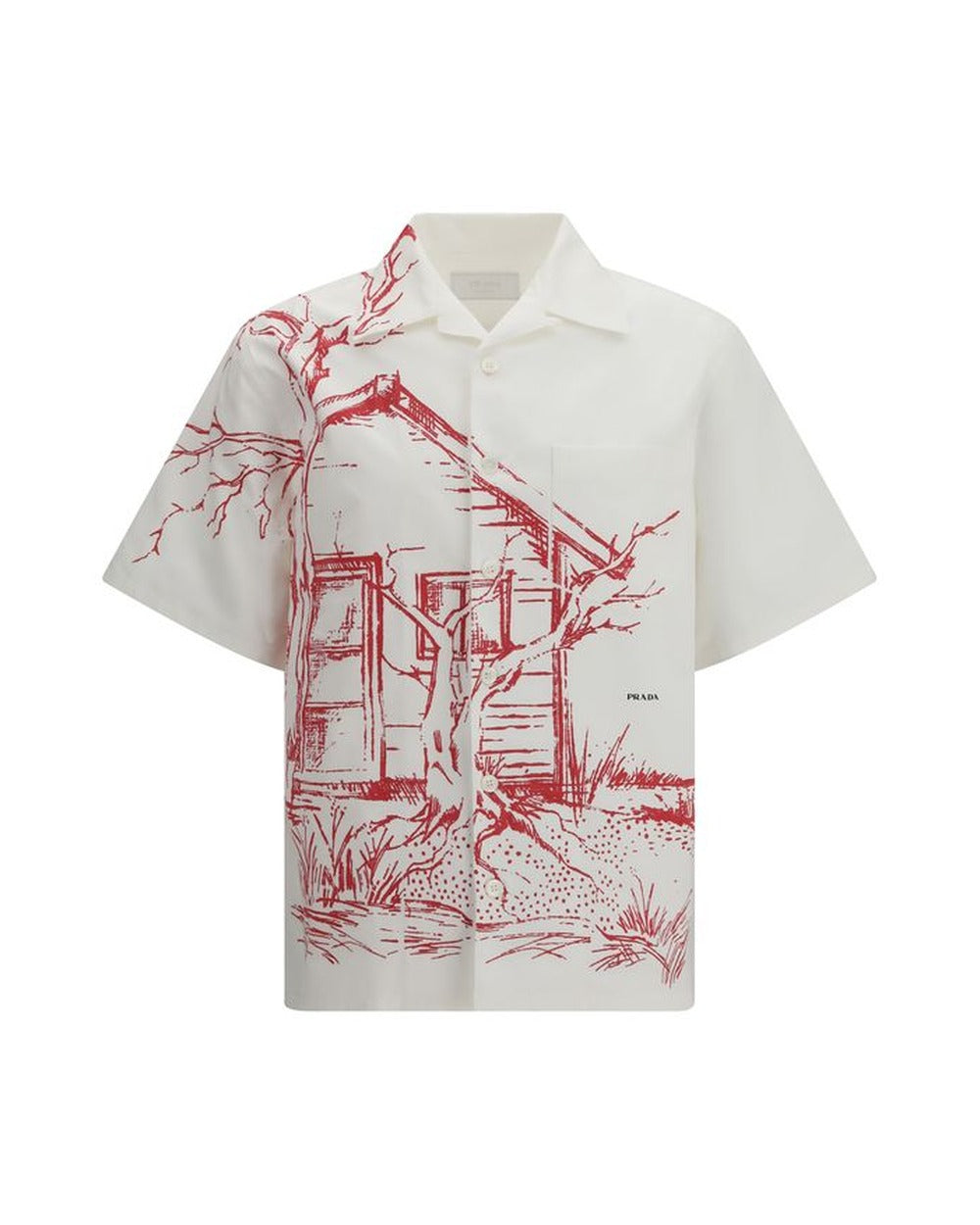 Prada White Cotton Shirt