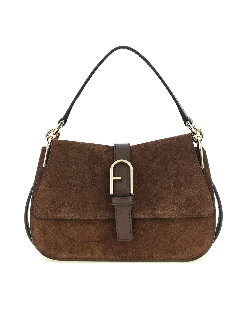 Furla Brown Calfskin Handbag