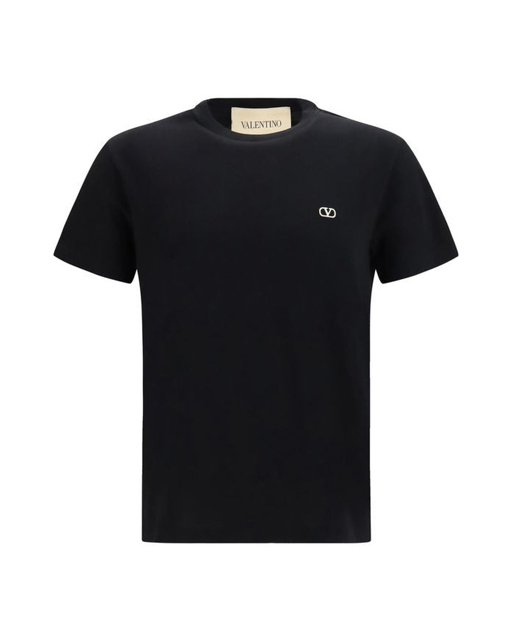 Valentino Garavani Black Cotton T-Shirt