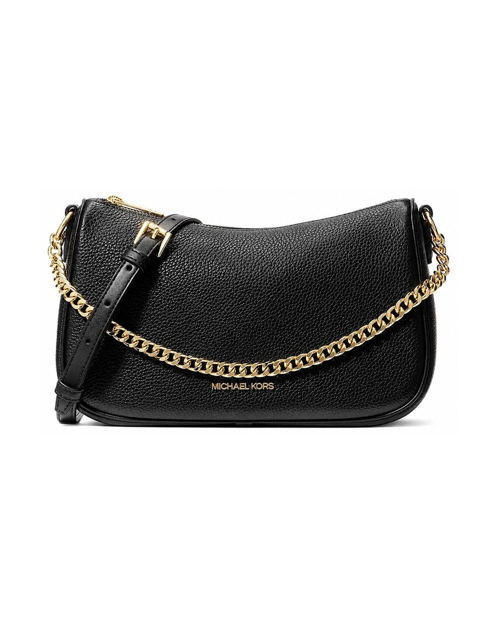 Michael Kors Black Leather Shoulder Bag