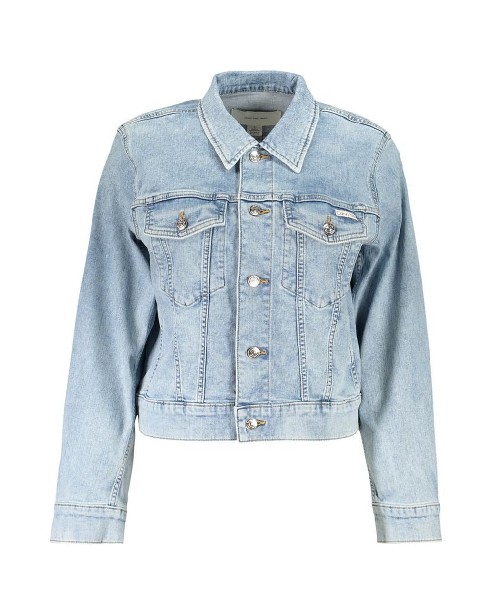 Calvin Klein Azzurro Cotton Womens Jacket