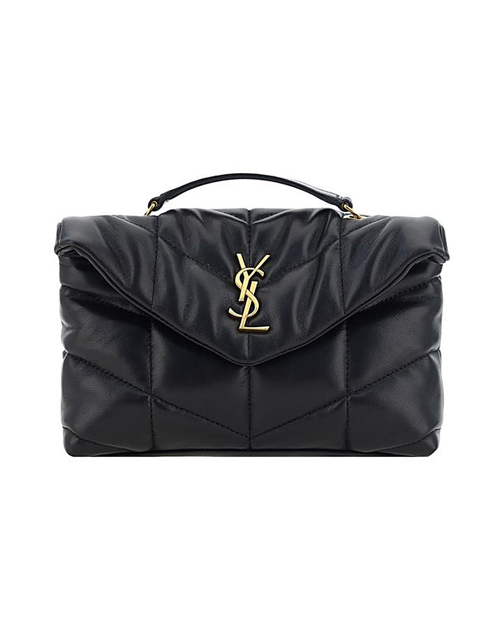 Saint Laurent Black Lamb Ovis Aries Aries Shoulder Bag