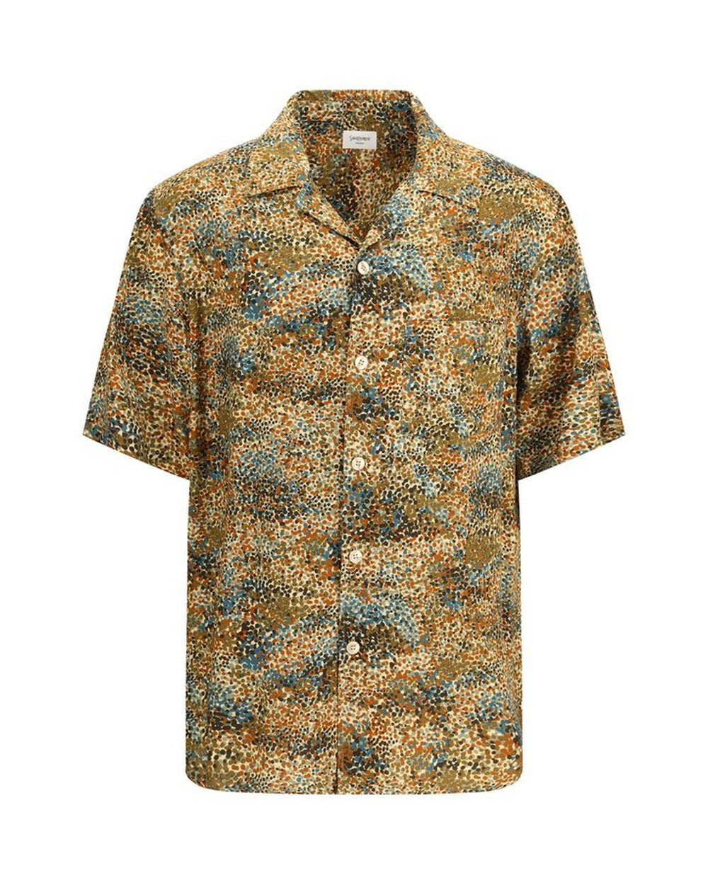 Saint Laurent Multicolor Viscose Pattern Shirt