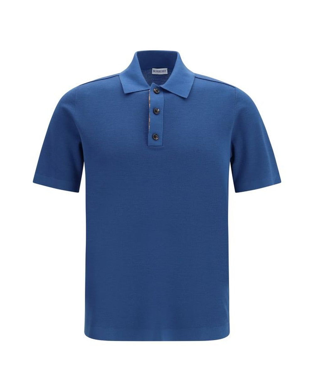 Burberry Blue Wool Oves Aries Polo Shirt