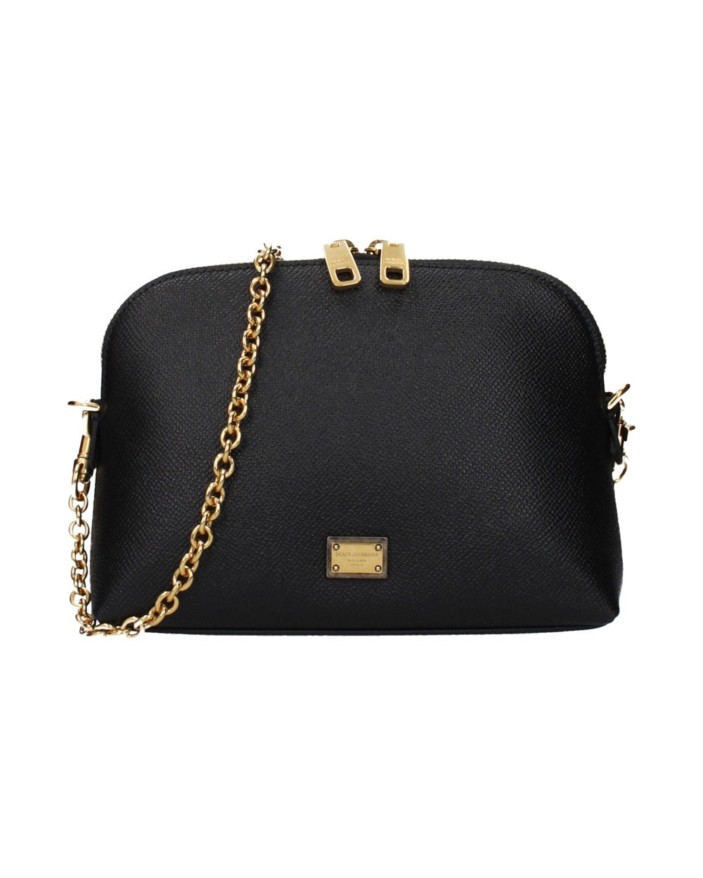 Dolce & Gabbana Black Leather Shoulder Bag