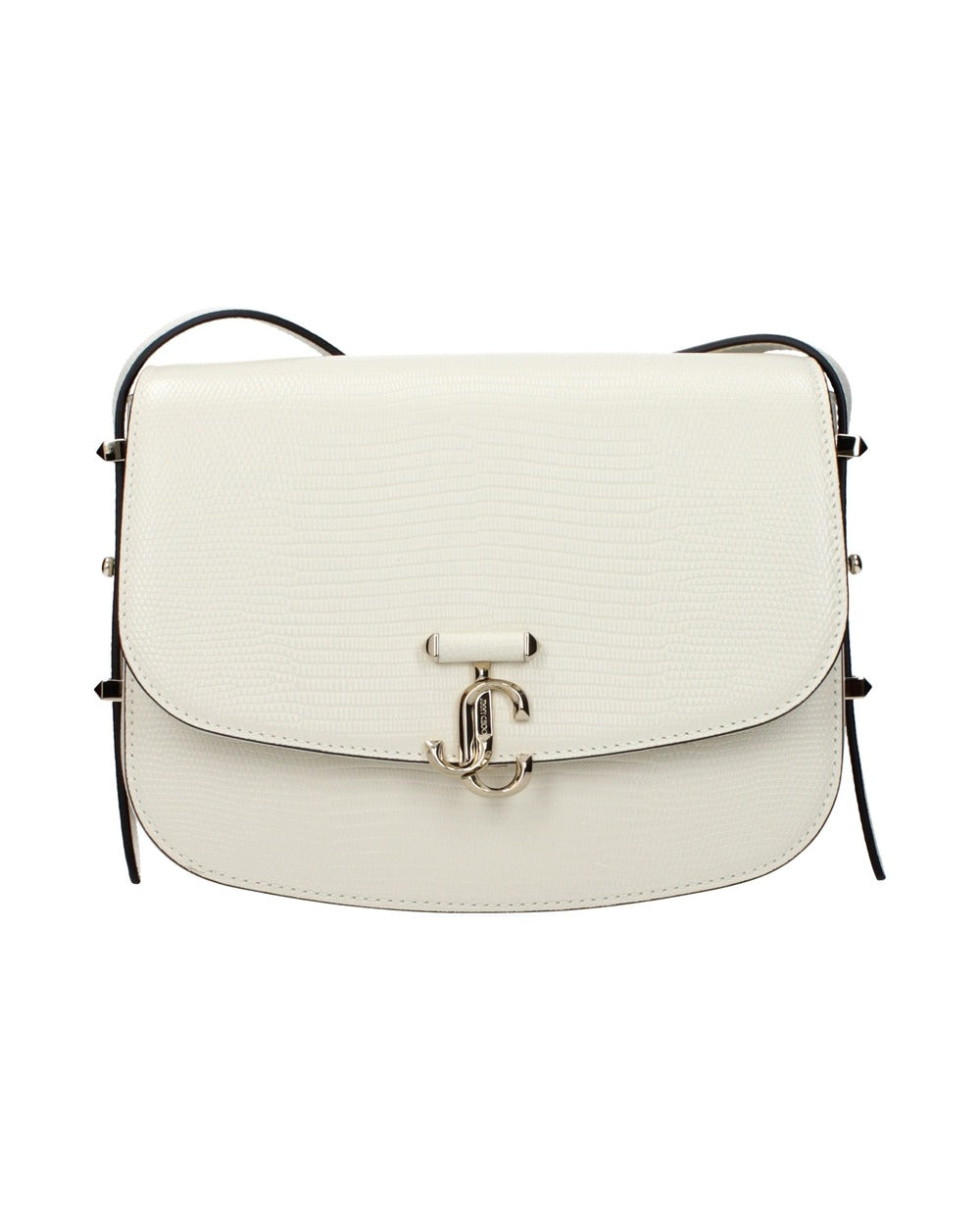 Jimmy Choo White Leather Crossbody Bag