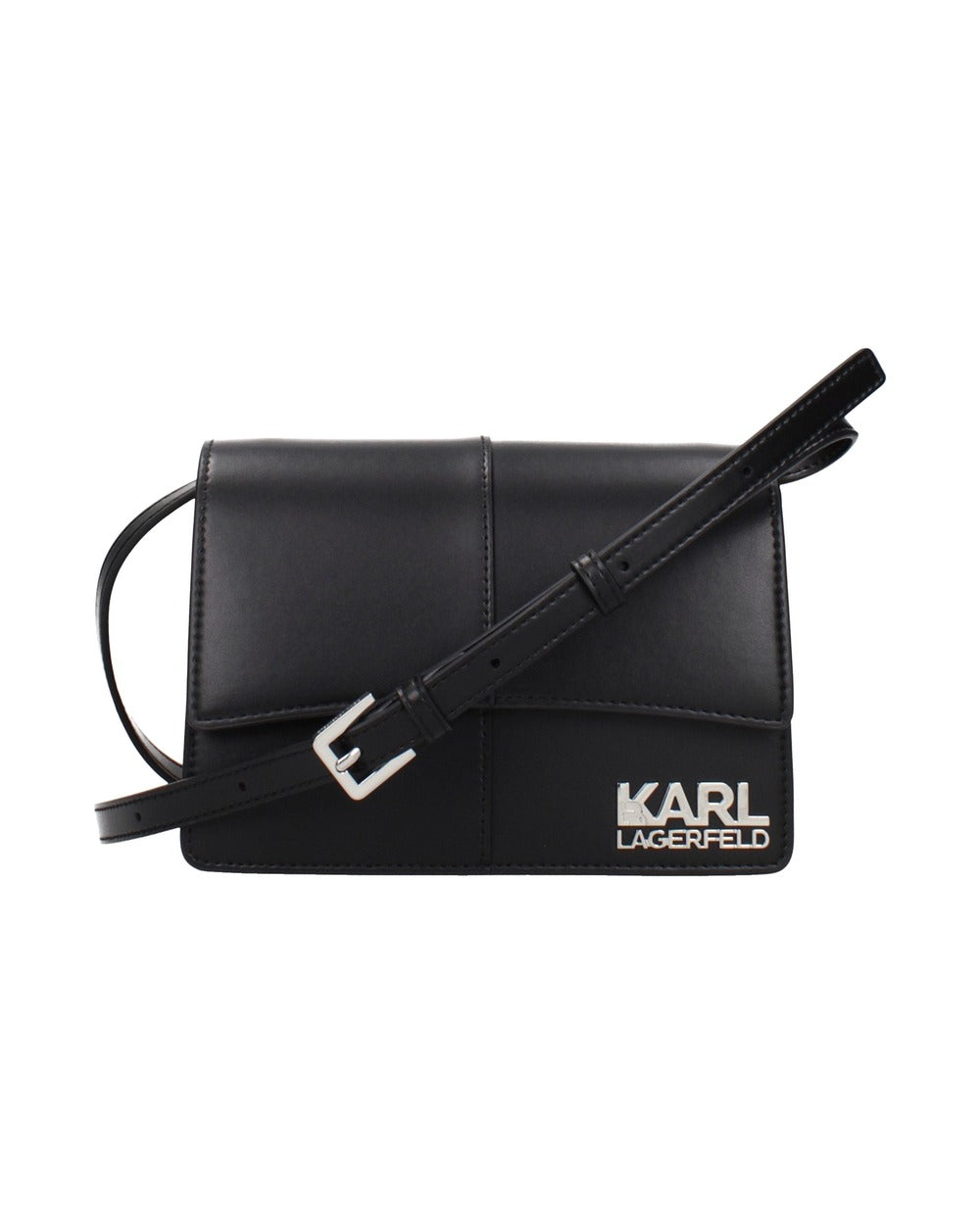 Karl Lagerfeld Black Polyethylene Crossbody Bag