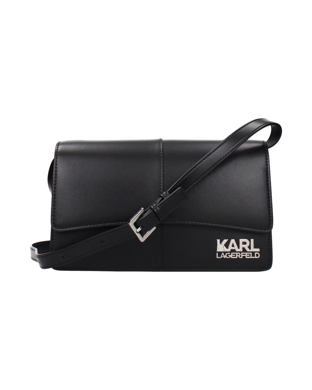 Karl Lagerfeld Black Polyethylene Crossbody Bag