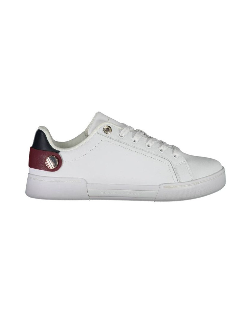 Tommy Hilfiger Bianco Polyurethane Women Sneaker