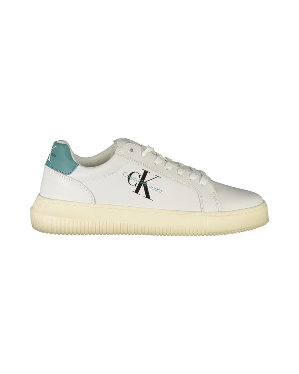 Calvin Klein White Leather Men's Sneaker