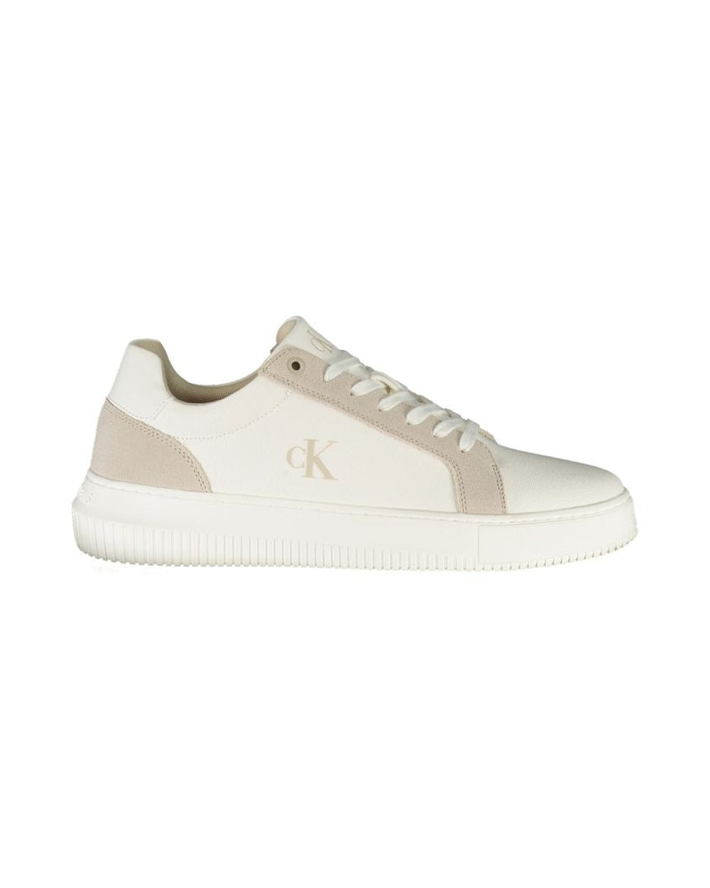 Calvin Klein White Polyurethane Men's Sneaker