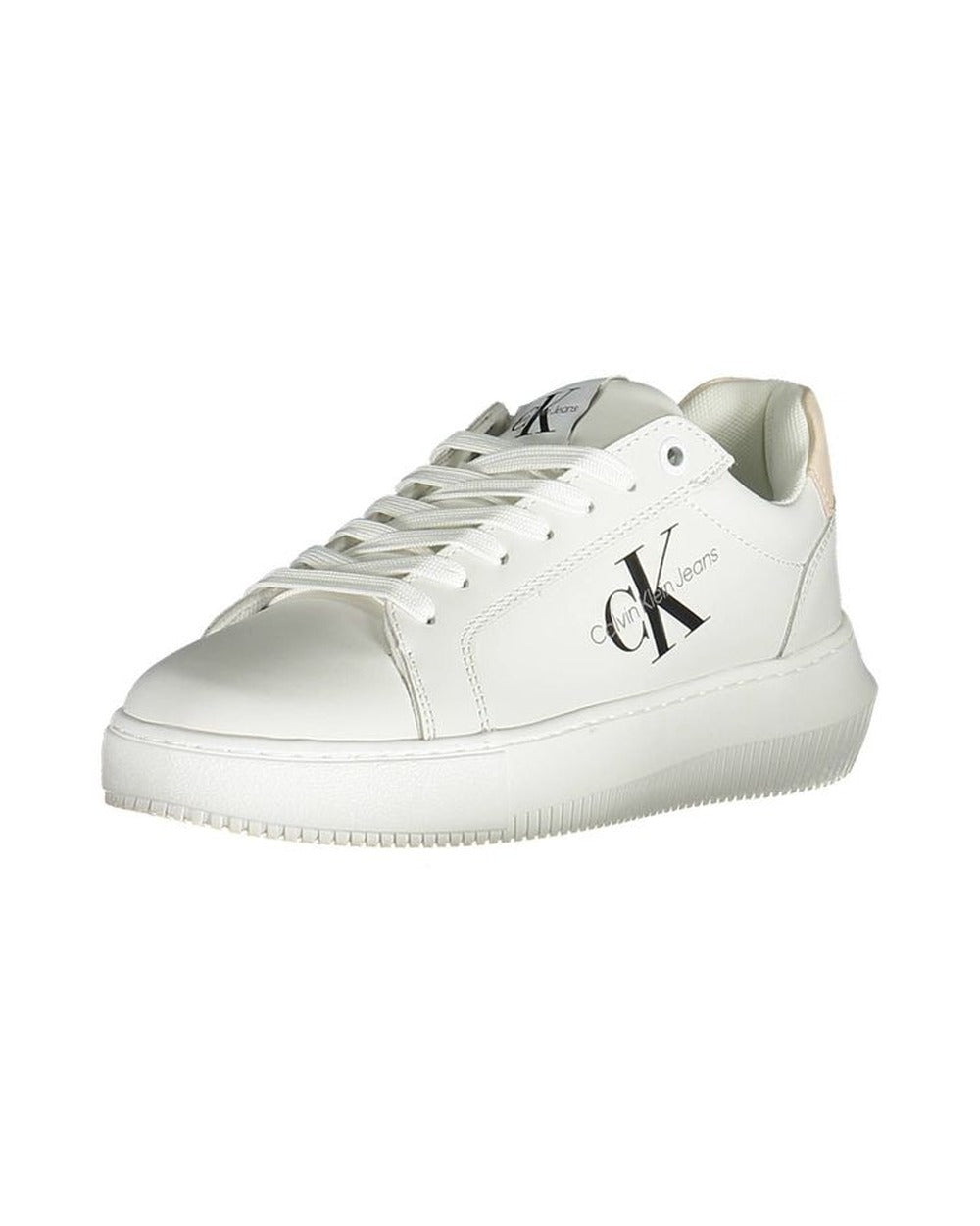 Calvin Klein White Leather Women Sneaker