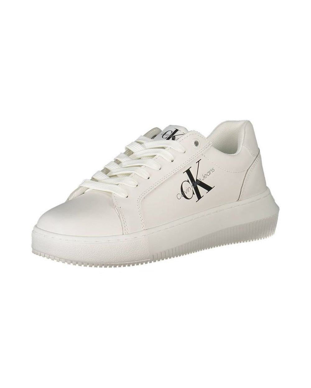 Calvin Klein White Polyester Women Sneaker