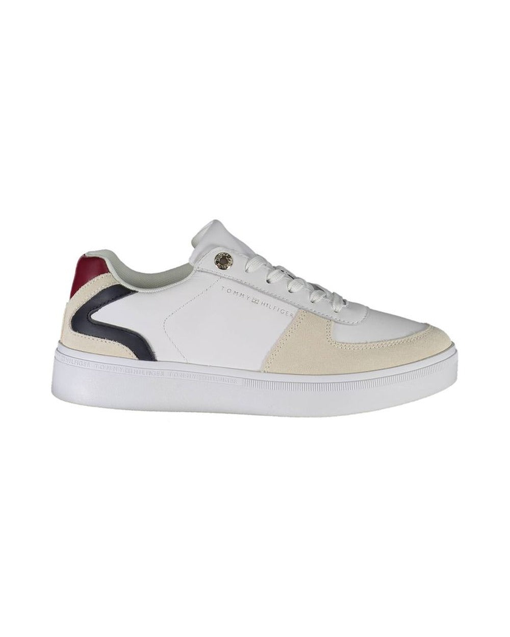 Tommy Hilfiger White Polyester Women Sneaker