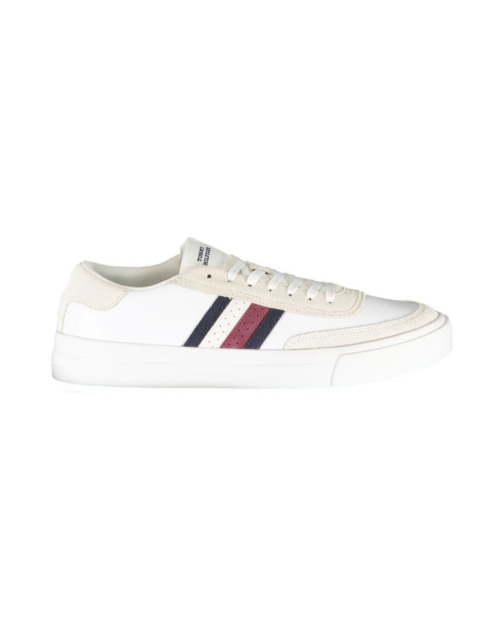 Tommy Hilfiger White Leather Men Sneaker