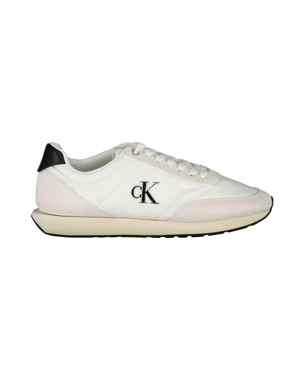 Calvin Klein White Polyester Men Sneaker