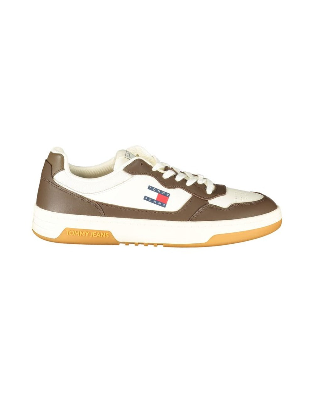 Tommy Hilfiger White Polyurethane Men Sneaker