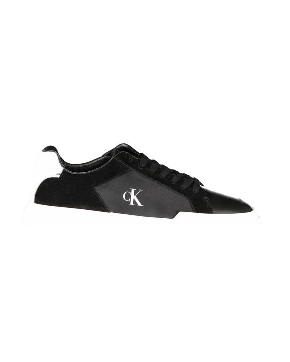 Calvin Klein Nero Leather Men Sneaker