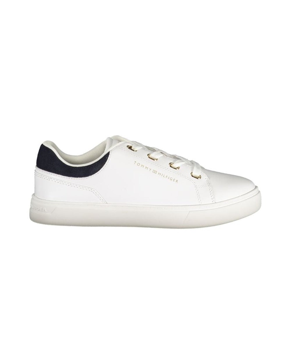 Tommy Hilfiger Bianco Polyurethane Women Sneaker