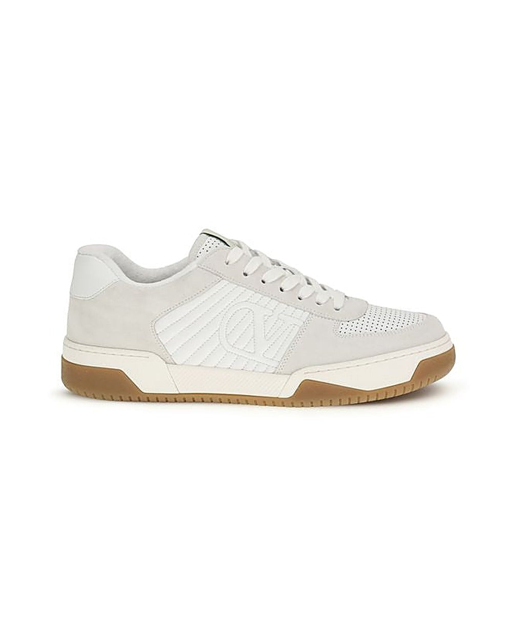 Valentino Garavani White Calf Leather Bos Taurus Athletic Sneakers
