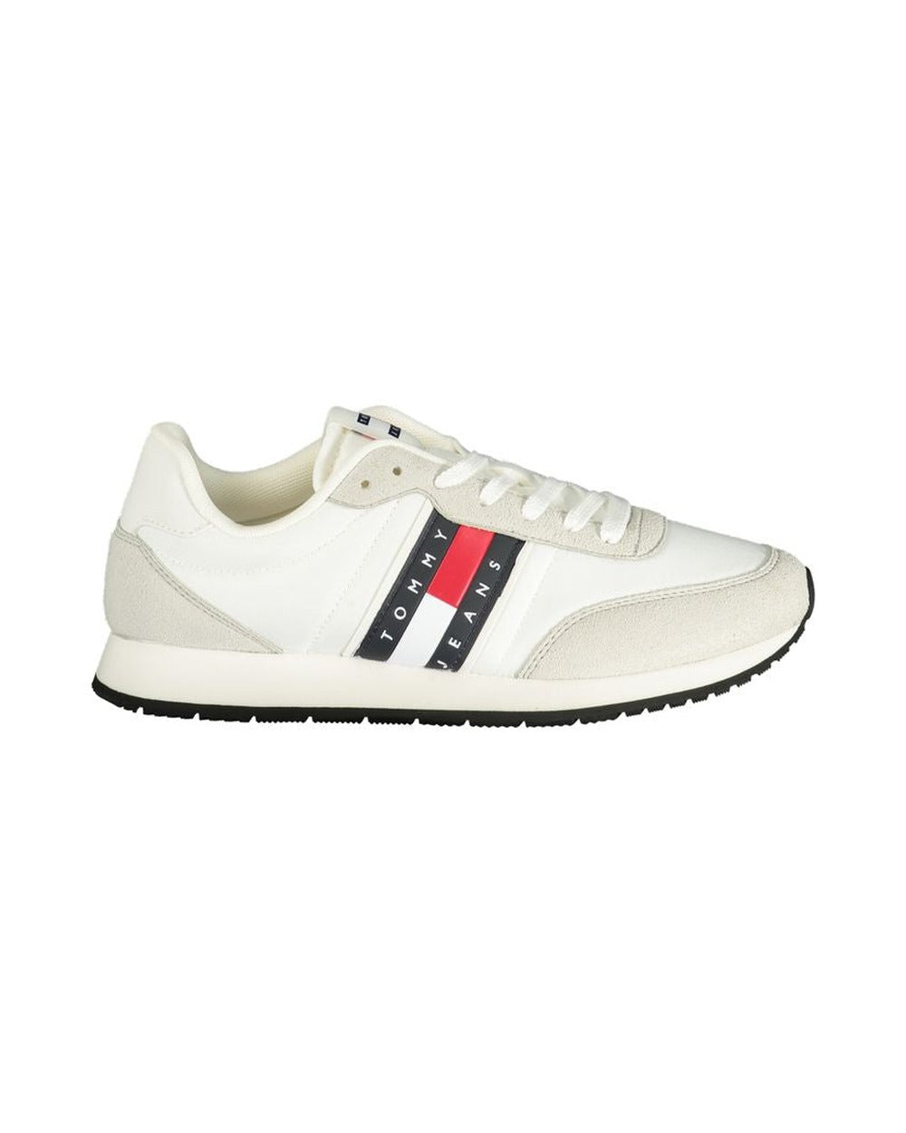 Tommy Hilfiger White Polyurethane Men Sneaker