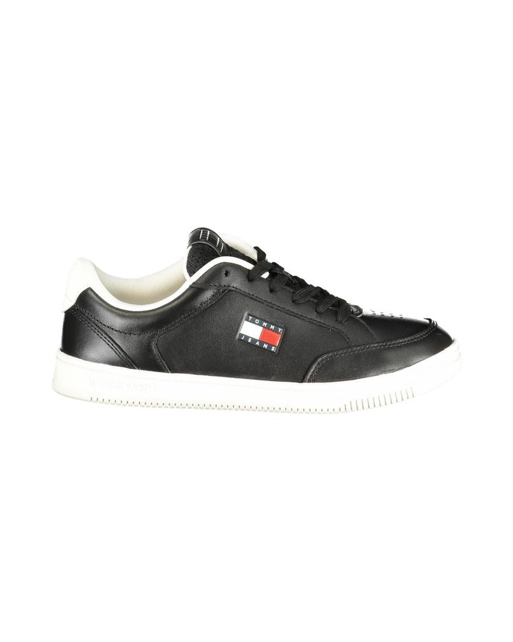 Tommy Hilfiger Black Polyurethane Men Sneaker