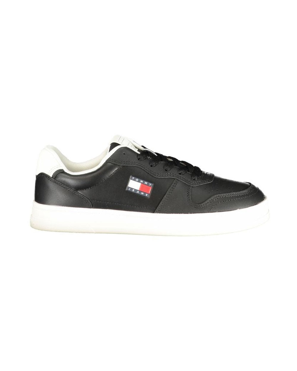 Tommy Hilfiger Black Polyurethane Women Sneaker