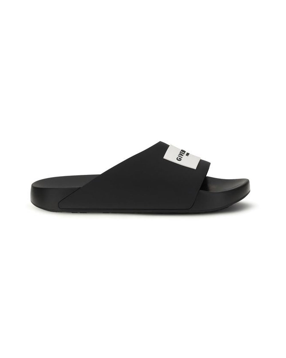 Givenchy Black Rubber Slippers