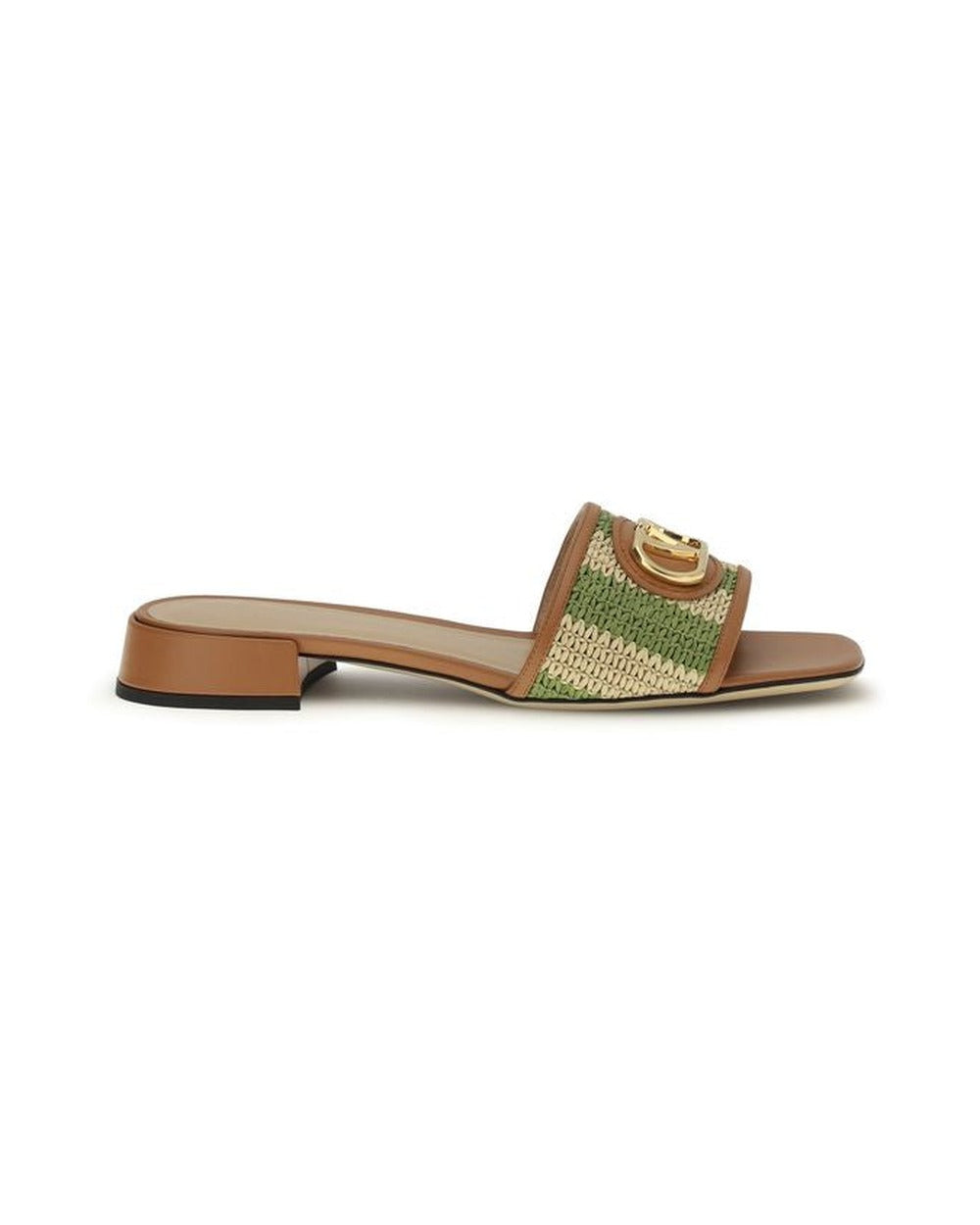 Valentino Garavani Multicolor Viscose Flat Sandals