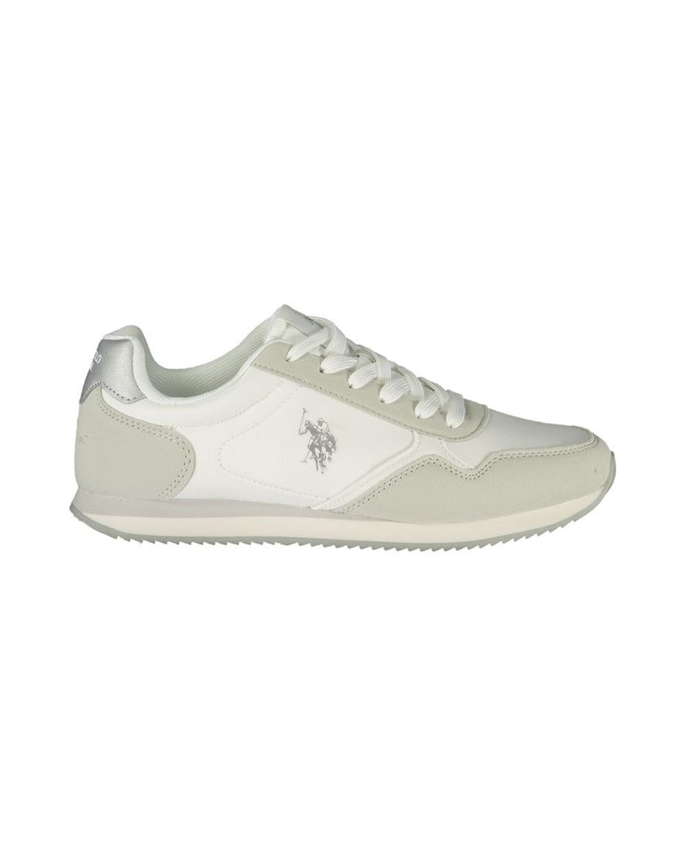 U.S. POLO ASSN. White Polyurethane Women's Sneaker