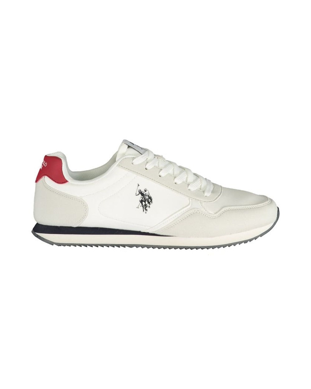 U.S. POLO ASSN. White Polyurethane Men's Sneaker