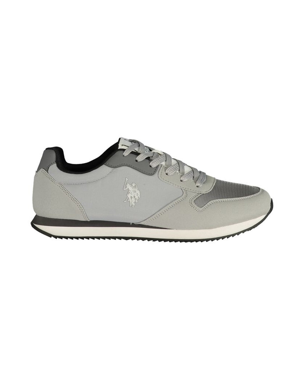 U.S. POLO ASSN. Dark Grey Polyurethane Men's Sneaker