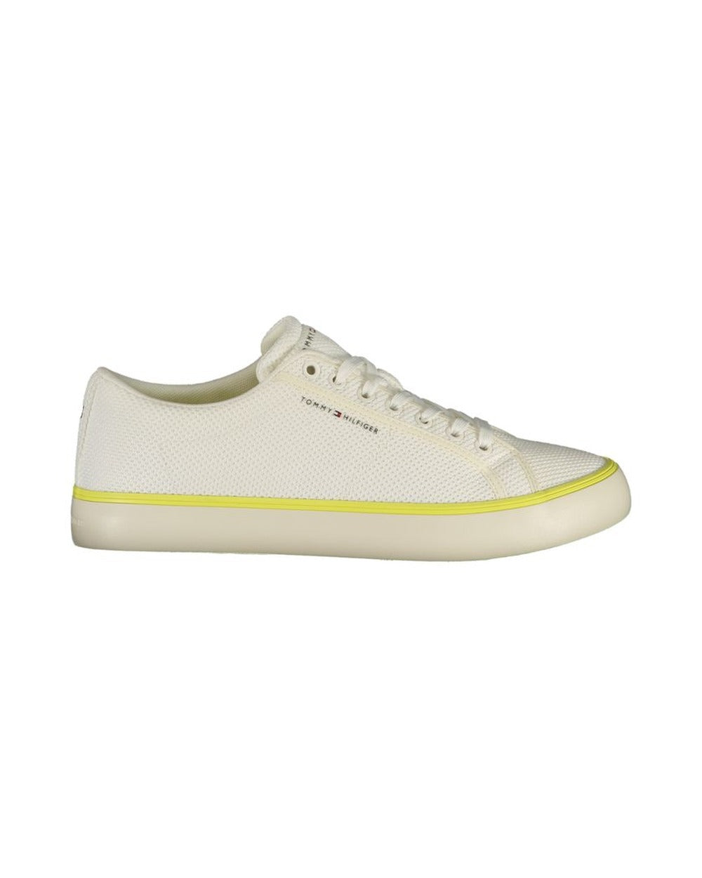 Tommy Hilfiger White Polyester Men Sneaker