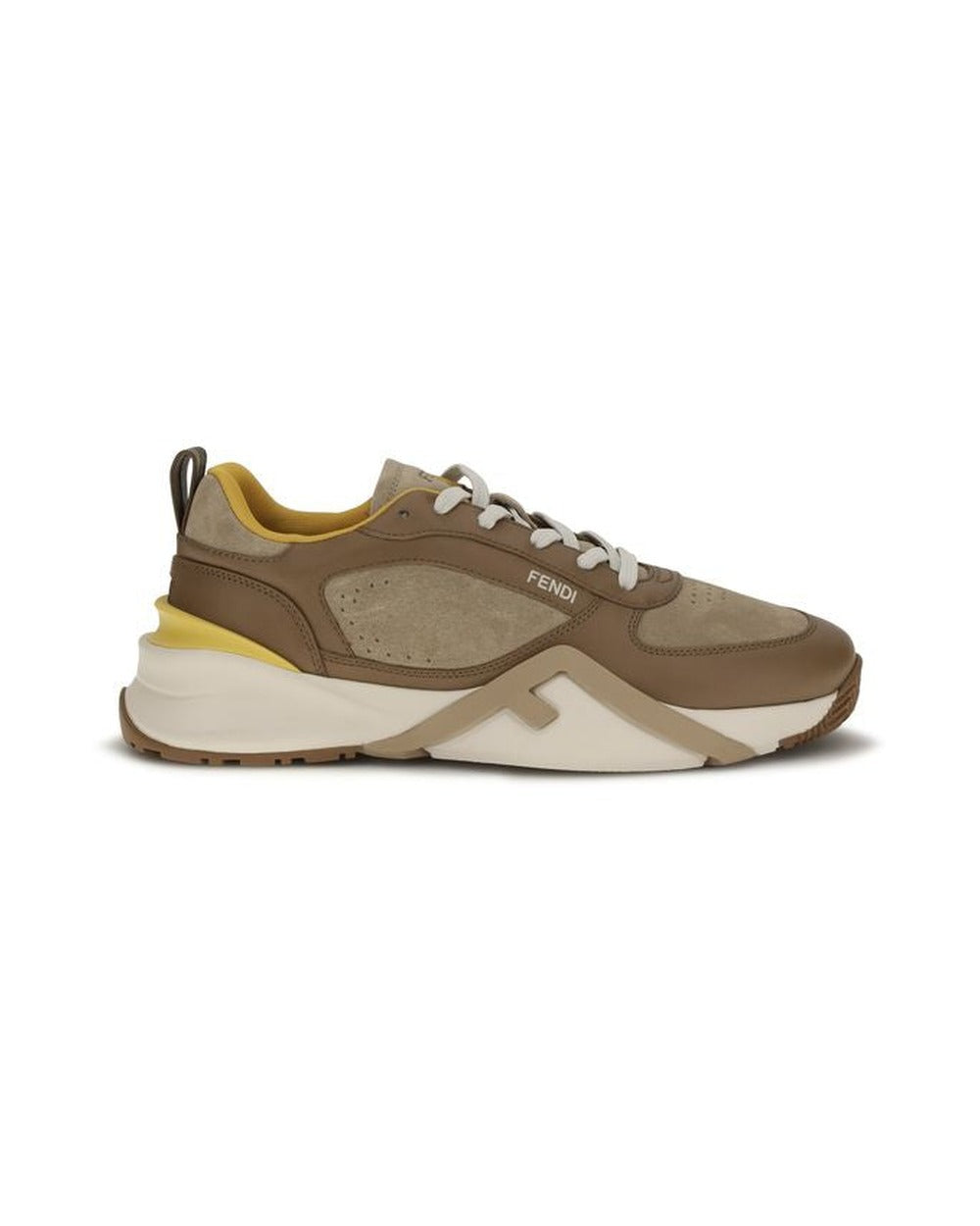 Fendi Multicolor Calf Leather Bos Taurus Athletic Sneakers